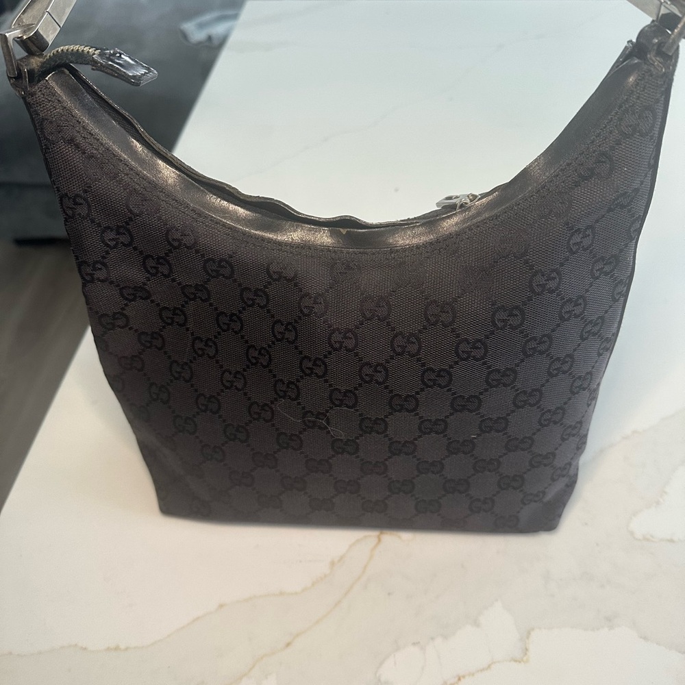 Gucci Black Monogram Women's Bag - Picture 2 of 7
